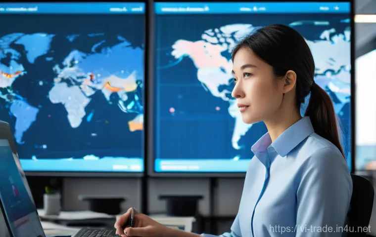 무역업계 실습 프로그램 리뷰 - **Prompt 1: Dynamic Logistics Intern in a Global Trade Hub**
A young, determined professional, a...