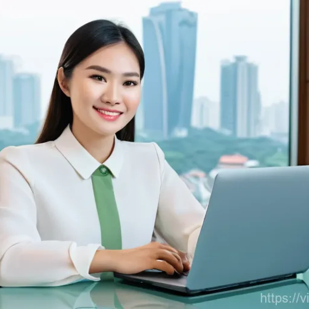 무역 실무자의 업무 효율화 방법 - **Prompt 1: Efficient Digital Workflow in a Modern Vietnamese Office**
A realistic, high-resolut...